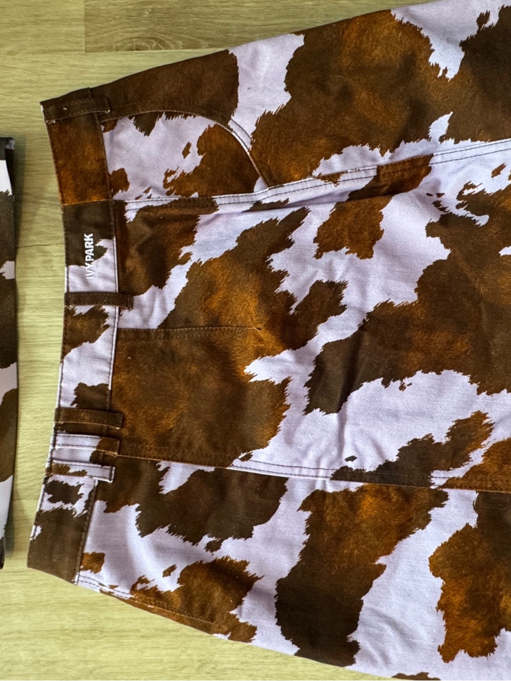 Adidas x Ivy Park Rodeo Cow Print Skirt & Bra Set M - Picture 10 of 16